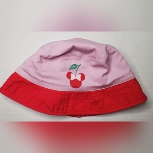 Disney Cherry Minnie Themed Reversible Bucket Toddler Hat
